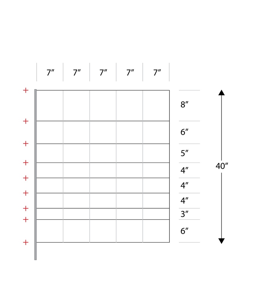 9/40"/7", Electric Netting, Standard, 164'