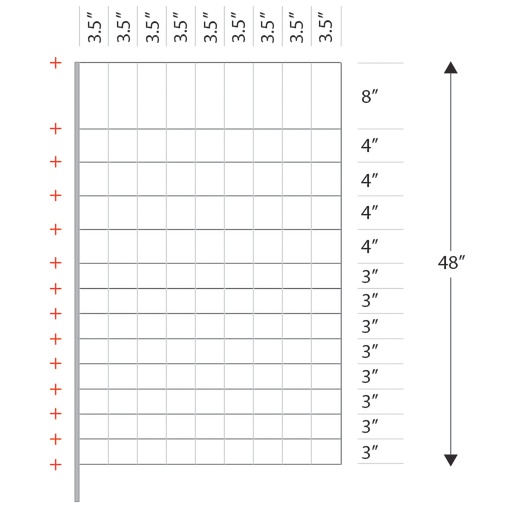 14/48"/3½",  Electric Netting, Standard, 82'